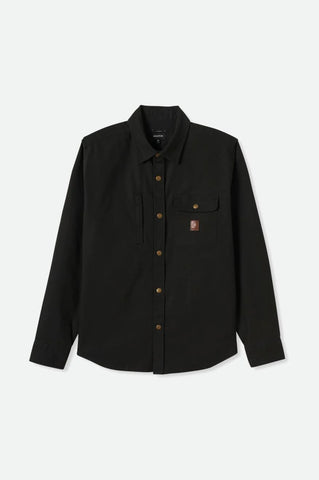 Brixton | Builders Overshirt in Washed Black