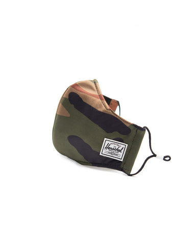 Herschel | Classic Fitted Mask in Woodland Camo