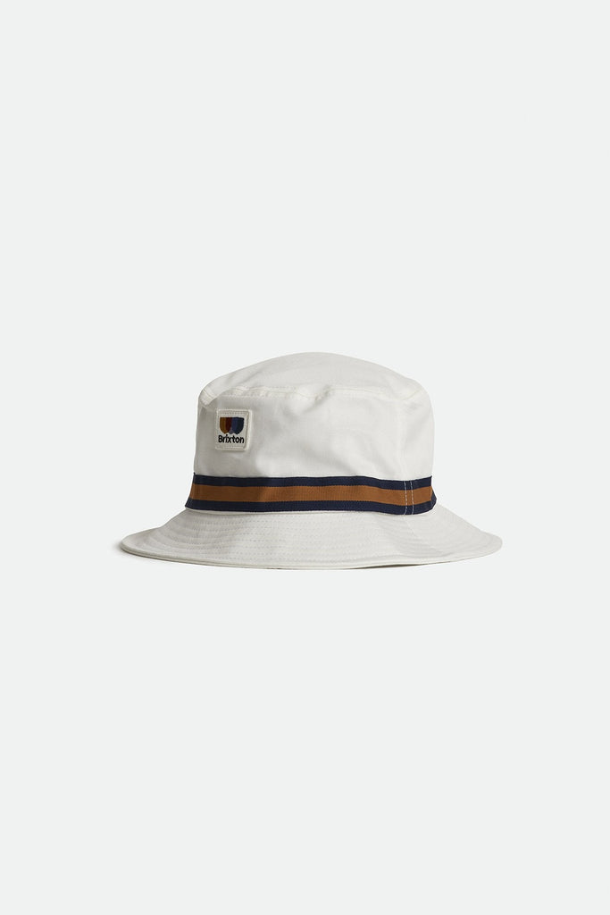 Brixton Canada Alton Packable Bucket Hat - Off White/Washed Navy