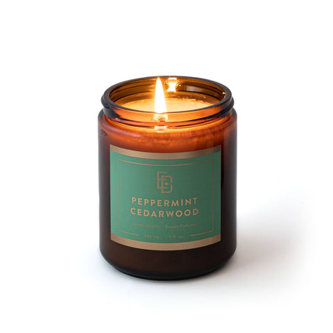 Educated Beards | Peppermint & Cedarwood Soy Candle